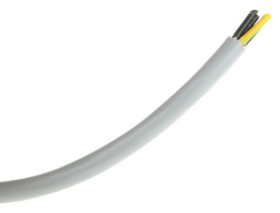 Kabel sterowniczy YY, 4-żyłowy, 1 mm², Ø 8.2mm Nieekranowany, izolacja Polichlorek winylu PVC