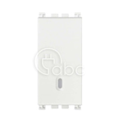 Łącznik uniwersalny (jednobiegunowy), 16AX, 1M, biały, 19001.B