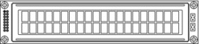 LCD-020N002L 20 x 2 Character LCD