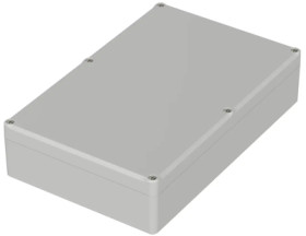 ABS enclosure, (L x W x H) 250 x 160 x 57 mm, light gray (RAL 7035), IP65, 63239000
