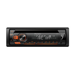 Radio samochodowe PIONEER DEH-S120UB CD+USB+Android czerwone