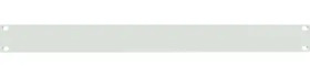 Blind plate, aluminum, (H) 44 mm, 1 U, light gray, PBPA19001LG2