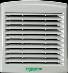 NSYCAG125LPF Plastic output grid with cut-out 125x125 mm