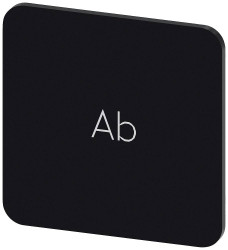 Tabliczka opisowa Siemens 3SU1900-0AF16-0AE0 (S x W) 22 mm x 22 mm Ab 10 szt.