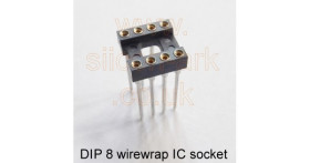 IC Socket 8-pin DIP wirewrap