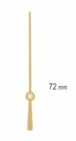 UM213.72G Wskazówka sekundowa, złota o długości d=72mm