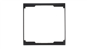 Aria Ramka Ozdobna Do Gniazd Podwójnych Do Ramek Czarny Metalik Ro-4U/33