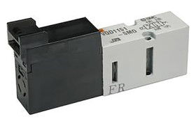 Pneumatyczne zawory elektromagnetyczne SMC M5 x 0,8 24V dc 4 portowy