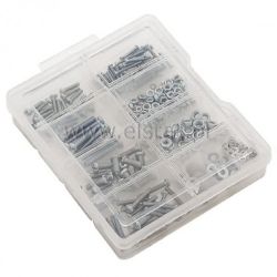 Zestaw śrubek, podkładek i nakrętek 330szt.