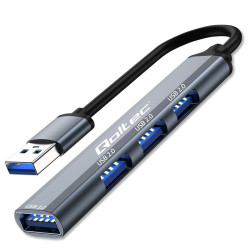 Hub USB 3.0 / USB 3.0 + 3x USB 2.0 Qoltec