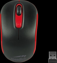 SL-630013-BKRD Wireless Mouse, black-red