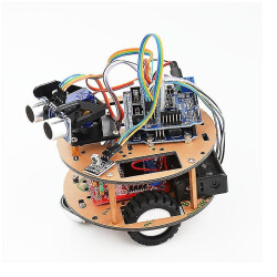 Smart Turtle Robot Car - Bluetooth Wireless Control Learning Kit for Arduino - Tracking/Ultrasonic Obstacle Avoidance