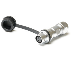 Złącze wielostykowe przemysłowe 3-pinowe Montaż na kablu Gniazdo RS PRO