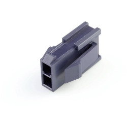 Molex 469930210 Mini-fit Jr. Plug 2-pin 4.2mm Panel Mount Black