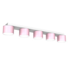 Lampa sufitowa DIXIE Pink/White 5xGX53 MLP7557 Milagro