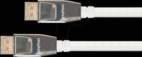 GC-M0215 DisplayPort cable, DisplayPort 1.4 connector, 5 m, white