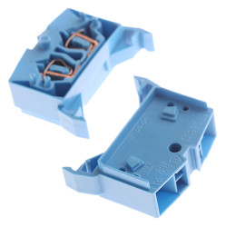 Blok zacisków przelotowych WAGO poziomy: Pojedynczy 28 → 12AWGZacisk klatkowy 264 24A 800 V