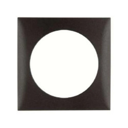 Integro Flow Ramka pojedyncza pozioma/pionowa brązowa 0918272501