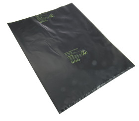 Opakowanie antystatyczne szerokość 406mm Uszczelnienie zgrzewane długość 305mm Czarna torba przewodząca typ: Worek