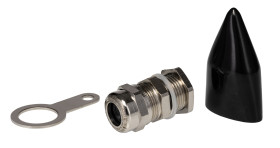 Zestaw dławnicy kablowej gwint M20 mosiężna min. średnica kabla 3mm max. średnica kabla 12mm +100°C IP66, IP68