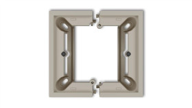 Mini Puszka Natynkowa Pojedyncza, Składana Mini Taupe 60Dpu-1