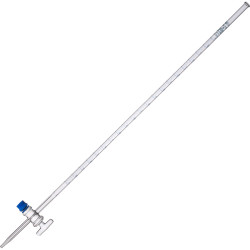 Glassco Straight Bore Burette with Glass Stopcock, Class B, 10ml
