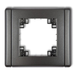 Kompletna ramka uniwersalna pojedyncza grafitowy 11FR-1