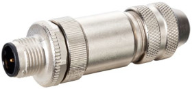 Przemysłowe złącza okrągłe 4-pinowe M12 Montaż na śrubę Wtyczka Murrelektronik Limited