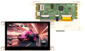 Wyświetlacz LCD TFT 3.5cal TFT WVGA 800 x 480pikseli FFC I/F Tak 4D Systems