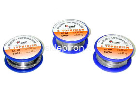 Cyna 0,9mm 100g Sn60Pb40 SW26/3/2,5