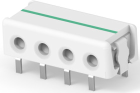 Connector, 4 pole, pitch 0.16 mm, straight, natural, 2-2106751-4