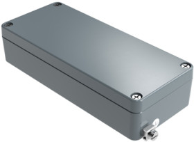 Aluminum EX enclosure, (L x W x H) 150 x 64 x 34 mm, gray (RAL 7001), IP66, 250615030