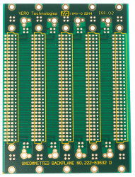 DIN 41612 96-96 5 slot motherboard