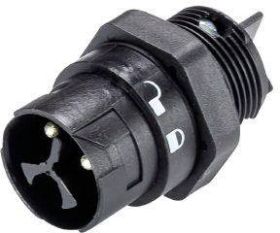 Wieland Electric 46.032.5053.1 Złącze okrągłe RST16I3 S S1 M02 SW, 1 szt.