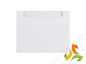 BERKER K.1 Klawisz pojedynczy z polem opisowym biały połysk 14267009 HAGER