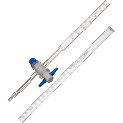 LabGlass Burettes with Straight Bore PTFE Key Stopcock 25ml Class &#x27;A&#x27;