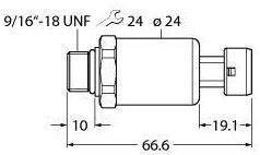 Przetworniki ciśnienia Turck 100003608, 1 szt.
