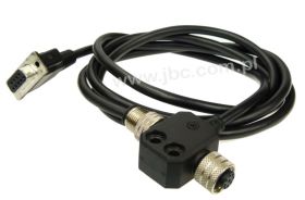 S232W1 Kabel przyłączeniowy interfejsu RS 232 do sensorów, PM12F8/PM12M5/RS232, WENGLOR, WYPRZEDAŻ