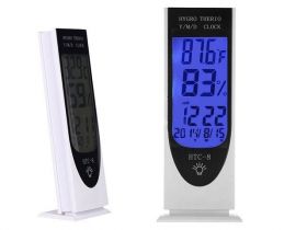 TERMOMETR CYFROWY LCD LED STACJA POGOD.