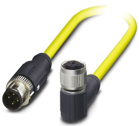 Przewód czujnik-siłownik ze złączem Złącze M12 liczba rdzeni 4 długość 1.5m Rodzaj A Żeńskie Złącze B Złącze M12