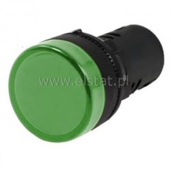 Kontrolka AD16-22DS/G 24V zielona 22mm/28/ 51mm