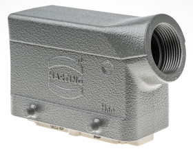 Wzmocnione złącze zasilania 16-pinowe HARTING 16A 500 V Męski PG21