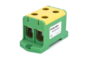 Złączka szynowa gwintowa al/cu 2x95mm2 zielono-żółta WLZ-35P/2x95Z