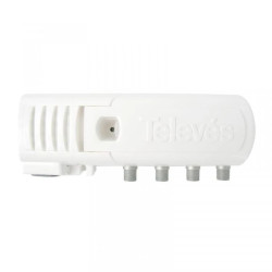 Wzmacniacz domowy ze złączami typu F 3 wyjścia (2+TV): VHF/UHF - LTE700 Ready 552220