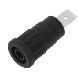 Gniazdo bananowe Żeński Wciskana Czarny 36A Electro PJP rozmiar 4 mm