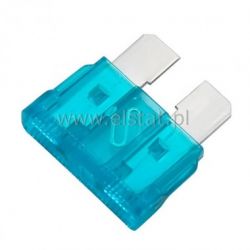 15A bezpiecznik samochodowy UNI ( 19x19 niebieski)