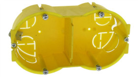 Puszka Instalacyjna Podwójna Dwukrotna Pt 2X60 60 Mm 60Mm Do Pustych Ścian...