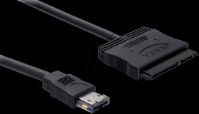 84402 eSATAp 12 V &gt; SATA 22-pin 2.5"/3.5" HDD 0.5-m cable