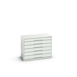 Szafa, kolor: Jasnoszary, materiał: , materiał: stal, 800mm x 1050mm x 550mm, Bott