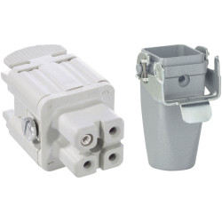 LAPP EPIC&#xAE; KIT H-A 3 BS MTGB M20 3P F Metal Cable Coupler Housing